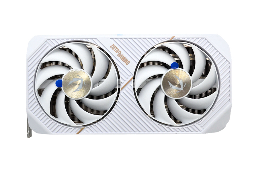5060 ti 双风扇显卡散热器（白色黑色）