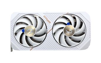 5060 Ti dual-fan graphics card cooler (white and black)